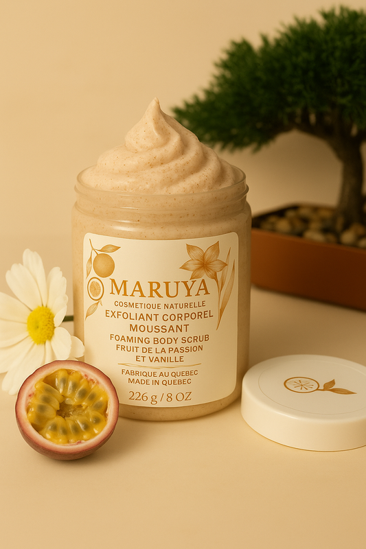 Exfoliant Corporel Moussant - Fruit de la Passion & Vanille | Maruya