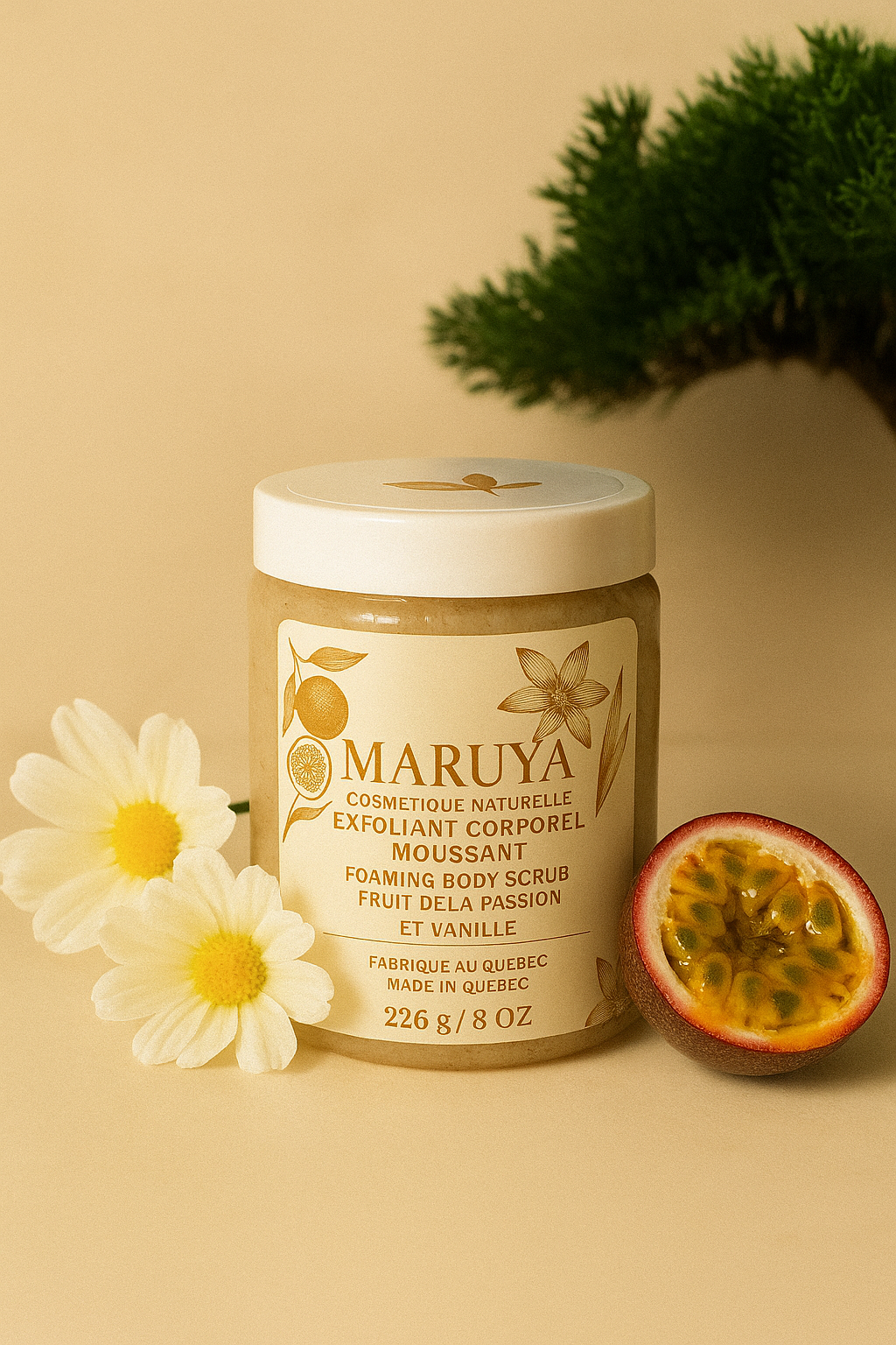 Exfoliant Corporel Moussant - Fruit de la Passion & Vanille | Maruya